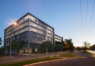 Bridgestone’s new office is expected to be completed late this year.
