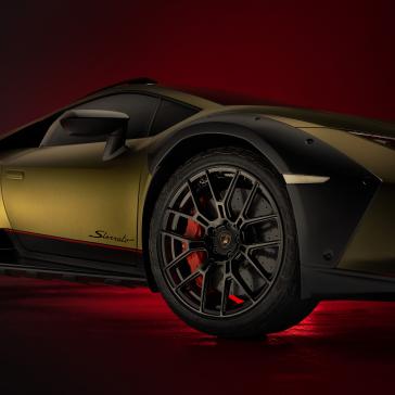 Bridgestone has been chosen as the sole and exclusive tyre partner for the new Lamborghini Huracán Sterrato.