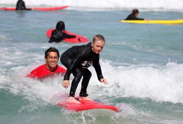 Bridgestone celebrates six months to Tokyo 2020 with surf school takeover