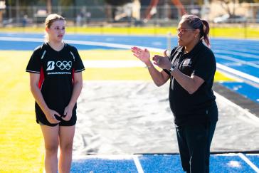 Cathy Freeman joined Bridgestone at the Bridgestone Athletics Centre to inspire the next generation to chase their dream