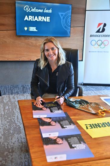 Olympic Gold Medallist Ariarne Titmus makes a surprise return to her former school, St Patrick's College in Launceston, to encourage and inspire students with Chase Your Dream message.